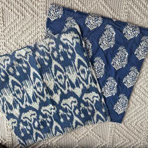 Pottery Barn Kantha / Embroidered Pillow Cover